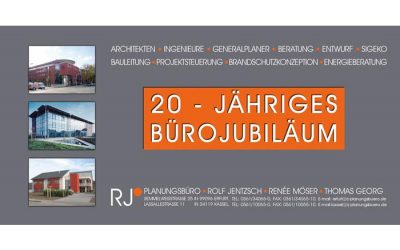 20-jähriges Bürojubiläum des Büros in Erfurt