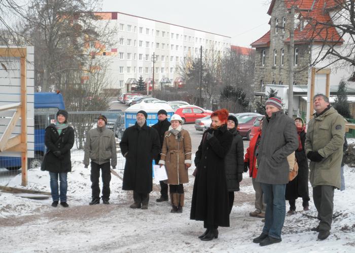 Richtfest des Wohnheimes für mehrfachbehinderte Menschen im Februar 2012