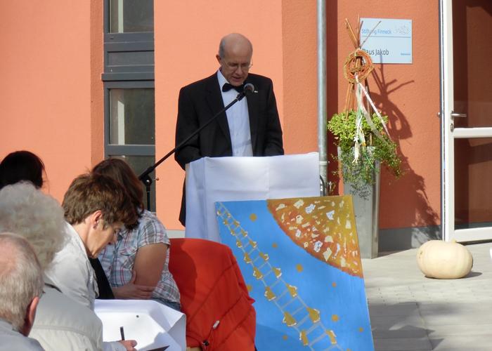 Einweihung des Wohnheims "Haus Jakob" in Buttstädt im Oktober 2012