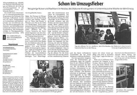 Tag der offenen Tür der Kindertagesstätte „Senfkorn“ im Januar 2012