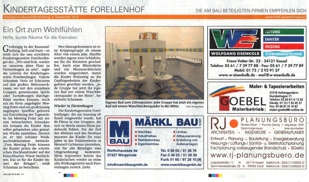 Pressemitteilung der HNA vom 03.12.2014
