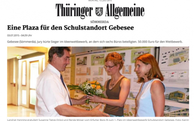 Eine Plaza für den Schulstandort Gebesee