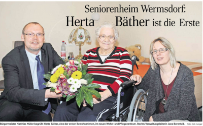 Fertigstellung des Pflegeheimes in Wermsdorf