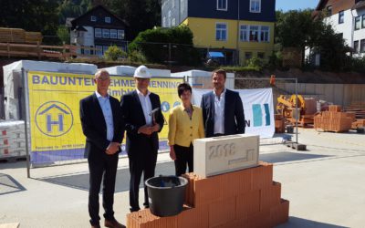 Grundsteinlegung Neubau Seniorenpflegeeinrichtung Bad Tabarz