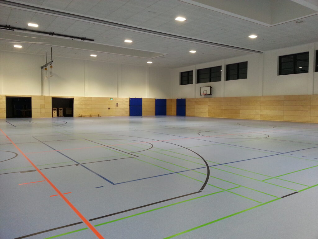 Neubau Dreifeldschulsporthalle in Lauterbach