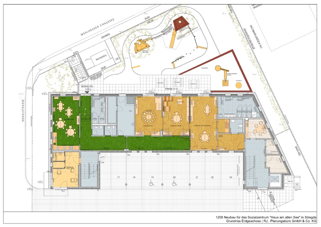 Erweiterung Sozialzentrum Stregda