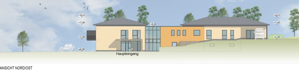 Planung vor Spatenstich Hospiz Schauenburg