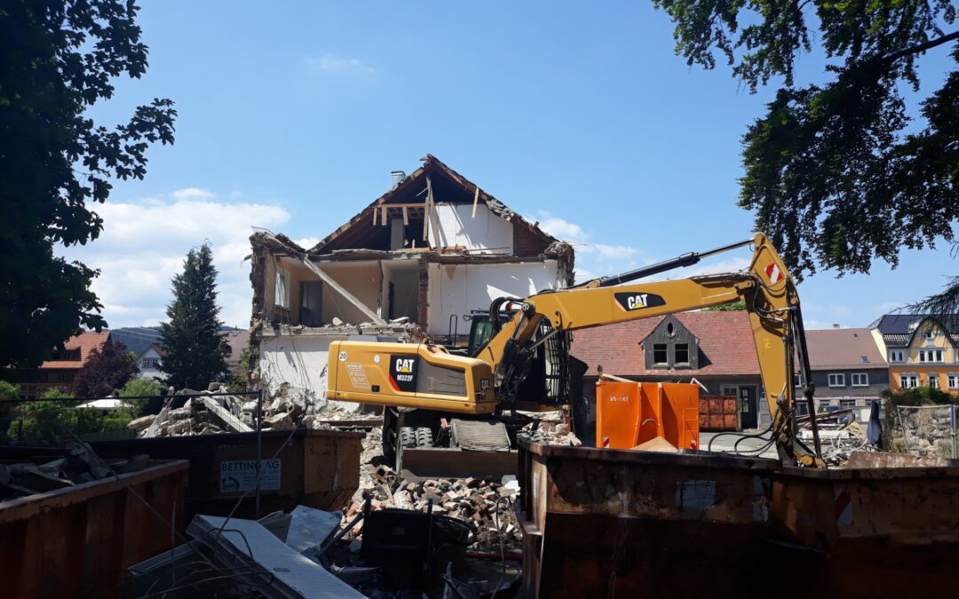 Abbruch Marstall Kita Gehren