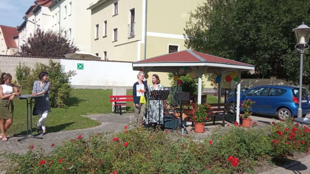 Einweihungsfeier nach dem Umbau des Hospizes in Altenburg durch das RJ Planungsbüro - Architekturbüro für Sozialbau und Gesundheitsbau