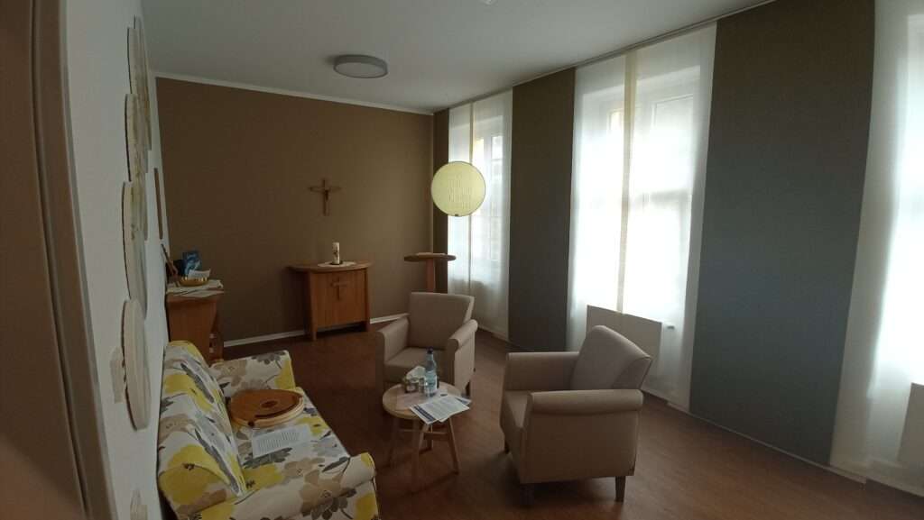 Einweihungsfeier nach dem Umbau des Hospizes in Altenburg durch das RJ Planungsbüro - Architekturbüro für Sozialbau und Gesundheitsbau